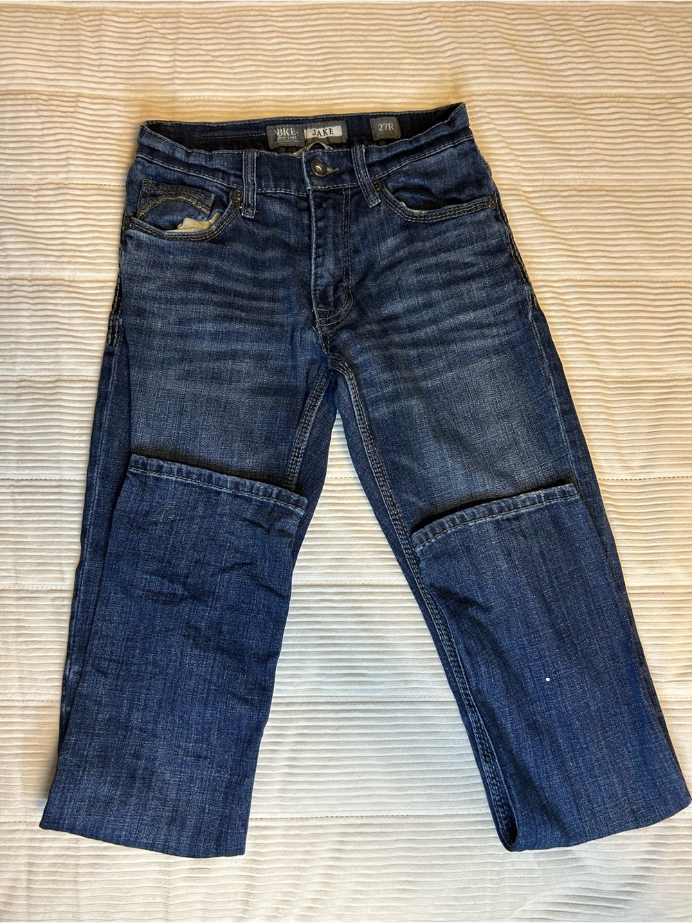 Buckle BKE Jeans Men 27x30 Blue Denim Pants Jake Straight Leg